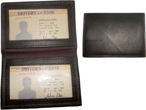 Lot of 12 Leather case fits 40 Business Cards. Credit Card ID Holder card case - Image 12