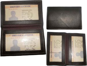Lot of 12 Leather case fits 40 Business Cards. Credit Card ID Holder card case