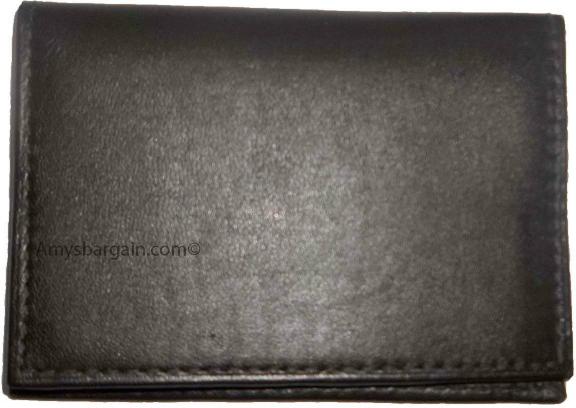 Lot of 12 Leather case fits 40 Business Cards. Credit Card ID Holder card case - Image 8