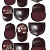 Lot of 12 New Burgundy Leather change purse, Coin case, Coin holder, change case