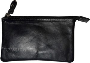 Lot of 2. Change Purse, Leather mini wallet, Card case, Zip coin case, key ring - Image 7