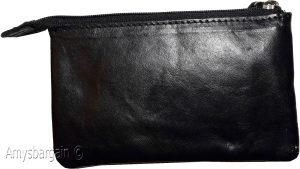 Lot of 2. Change Purse, Leather mini wallet, Card case, Zip coin case, key ring - Image 8