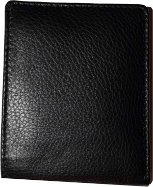 Lot of 2 FIZA NY Leather men's Bifold Black wallets 2 card center pieces 3 IDs - Image 3