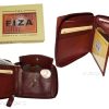 Lot of 2. Men's zip around Leather Wallet. Bifold zip wallet. Fiza wallet in box