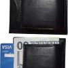 Lot of 2 New Lambskin Leather money Clip, Magnetic money clip. leather case new