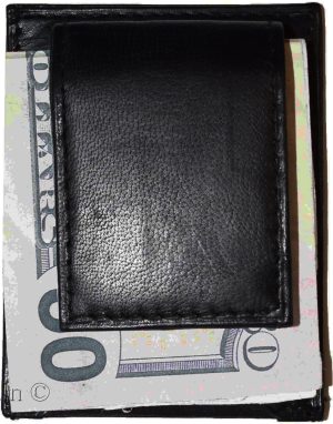 Lot of 2 New Lambskin Leather money Clip, Magnetic money clip. leather case new - Image 8