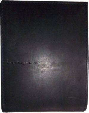Lot of 2 New men's Black leather billfold wallet 9 credit card space ID bifold - Image 3