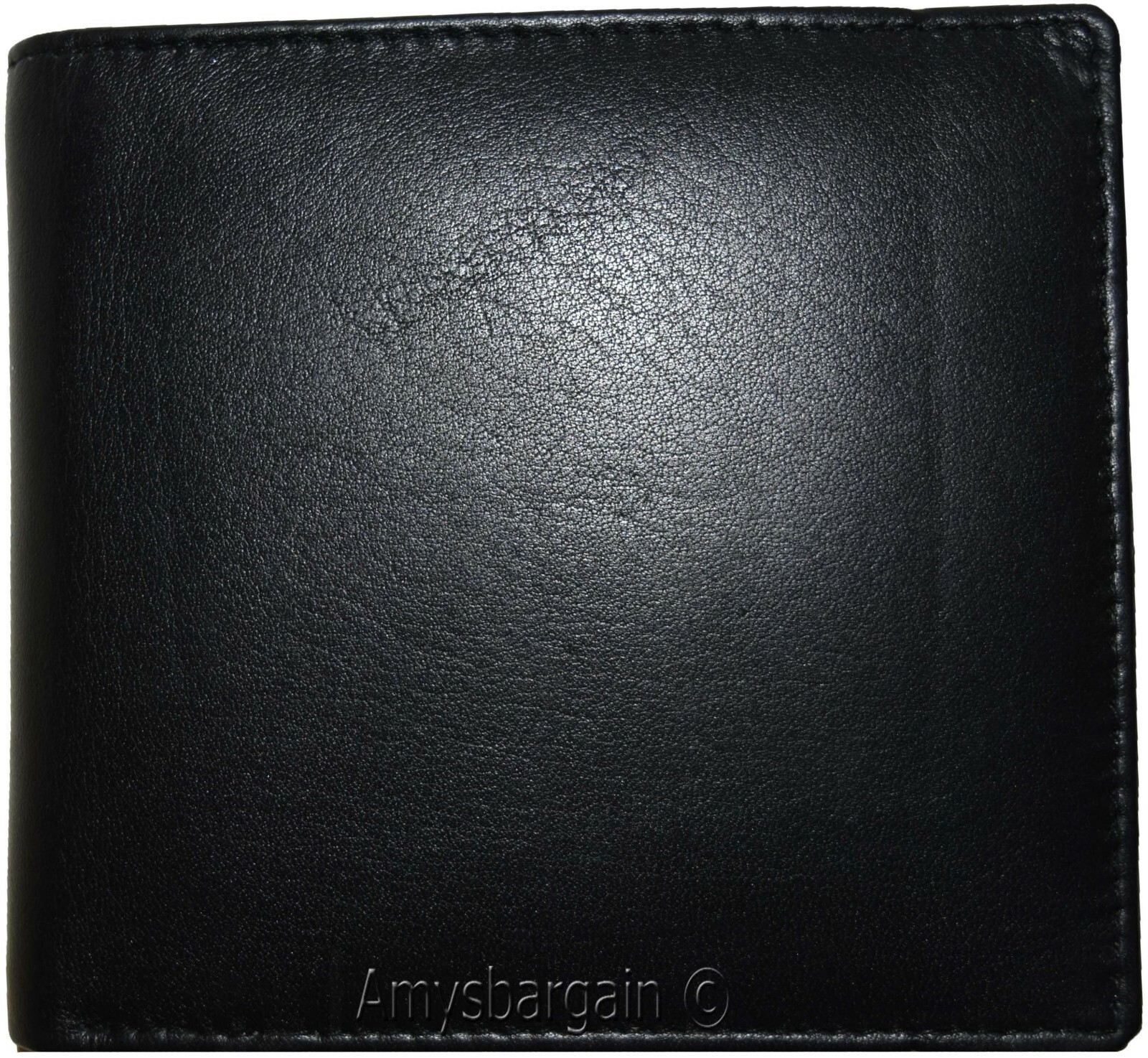Lot of 2 RFID Men's Hipster wallet Genuine Leather Bifold 15 Cards ID New in Box - Image 10