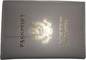Lot of 2 USA leather passport cover wallet credit card id passport case brnd new - Image 7