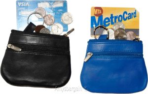 Lot of 2. Women's Leather Change Purse coin bag Women’s Wallet bag mini Pouch BN - Image 6