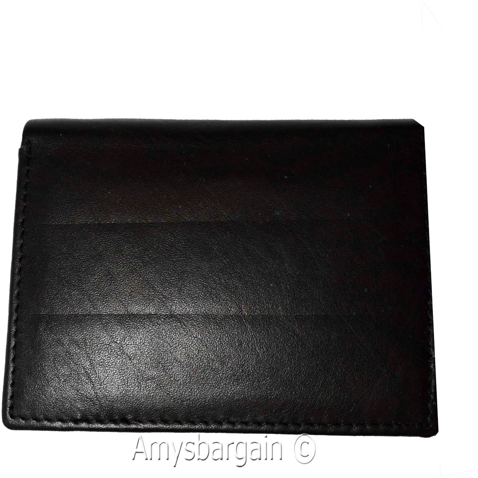 Lot of 2.Men's Genuine Leather Tri-fold wallet.10 card center piece men's Wallet - Image 9