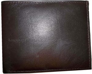 Lot of 3 Men's Bifold leather Wallet Unbranded Brown billfold men's wallet BNWT - Image 11