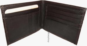 Lot of 3 Men's Bifold leather Wallet Unbranded Brown billfold men's wallet BNWT - Image 3