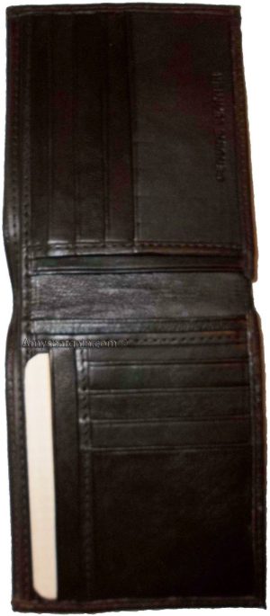 Lot of 3 Men's Bifold leather Wallet Unbranded Brown billfold men's wallet BNWT - Image 6