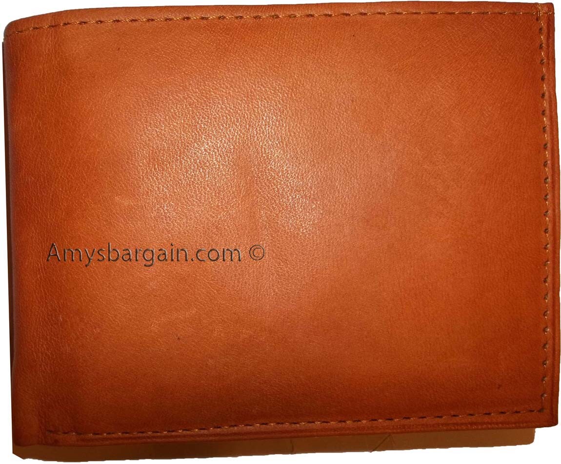 Lot of 3 Men's Wallet Bi fold Leather Wallet 12 Credit Cards 2 IDs 2 Bill slotd - Image 11