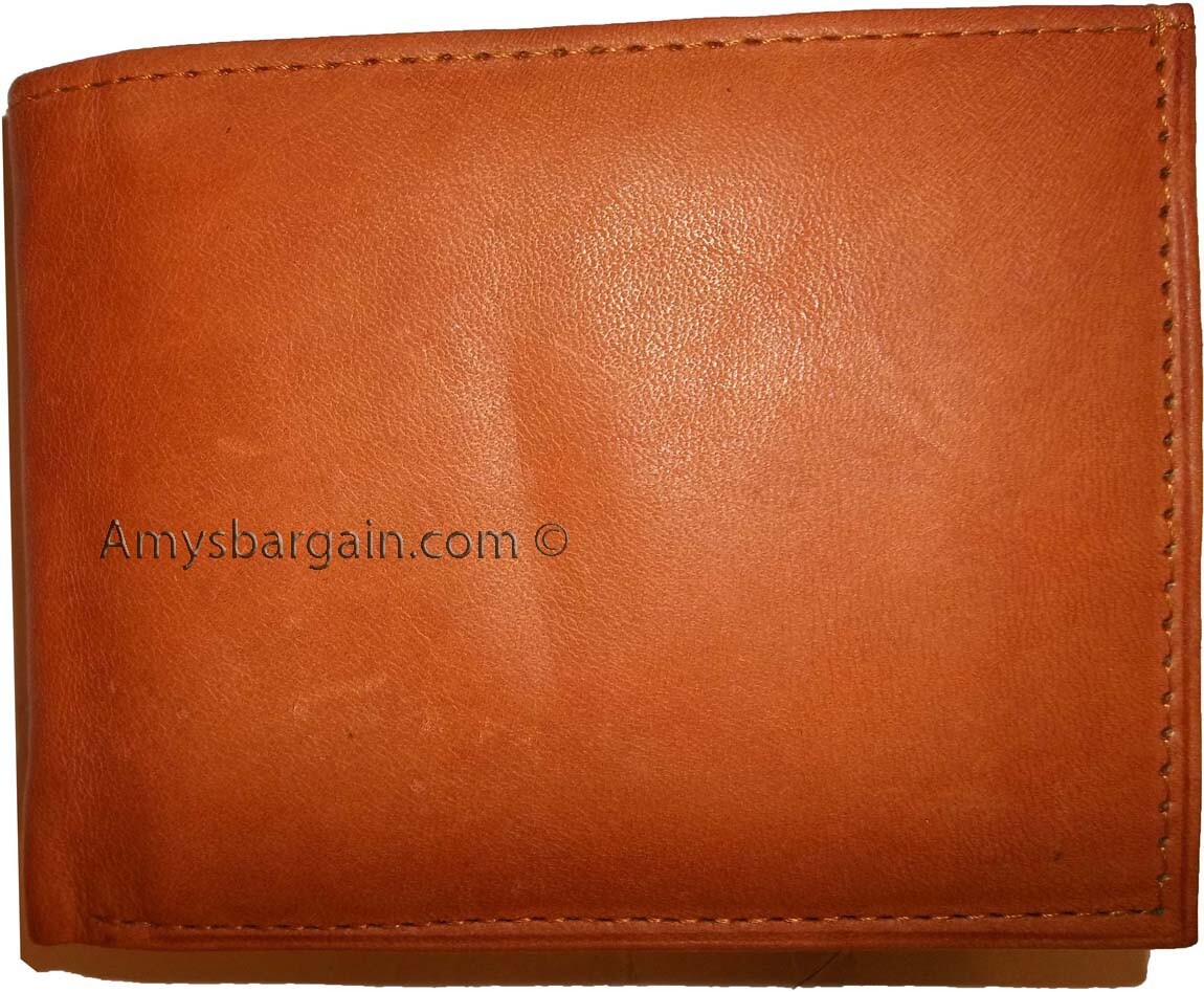 Lot of 3 Men's Wallet Bi fold Leather Wallet 12 Credit Cards 2 IDs 2 Bill slotd - Image 10