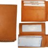 Lot of 3 Men's Wallet Bi fold Leather Wallet 12 Credit Cards 2 IDs 2 Bill slotd