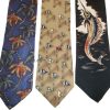 Lot of 3 Men's tie Cutter & Buck Designer Silk Men's Tie Neck Wear Made in USA