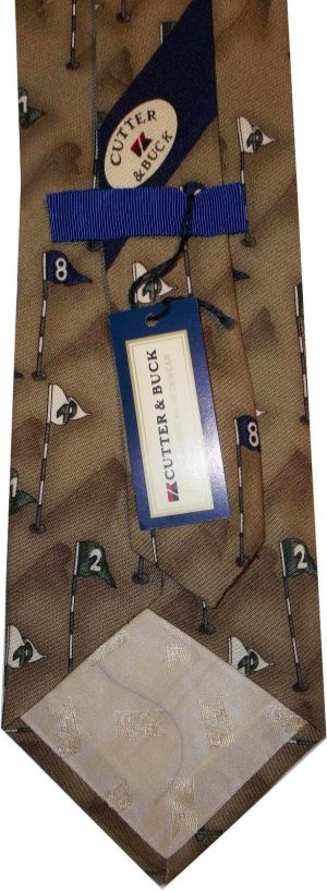 Lot of 3 Men's tie Cutter and Buck Designer Silk Men's Neck Wear Made in USA - Image 5
