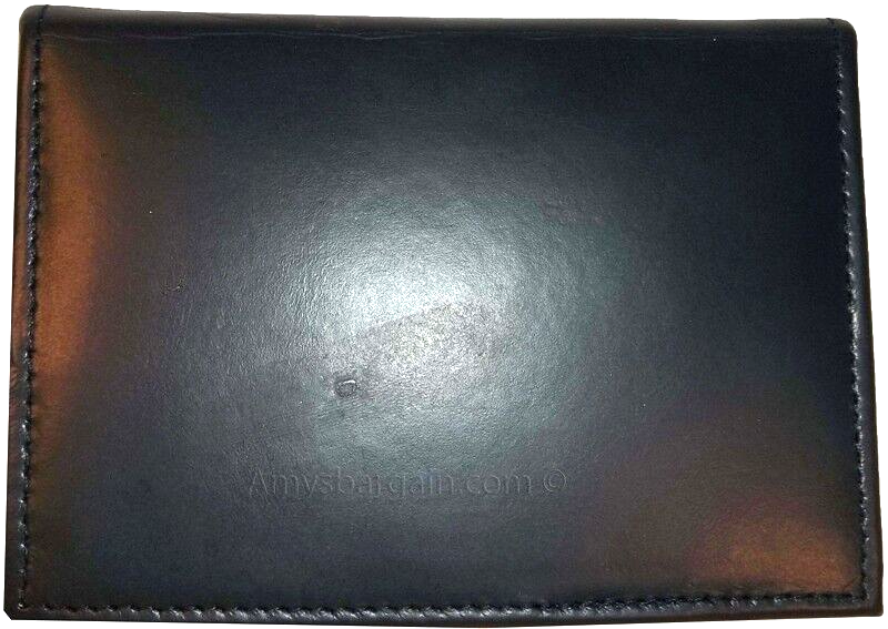 Lot of 3 New USA Leather passport case, Navy wallet credit ATM card case ID - Image 9