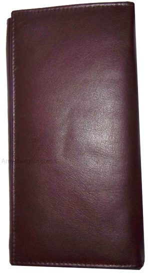 Lot of 3 Woman's Leather checkbook wallet 6 Credit card ID 7 Bill pockets BR New - Image 4