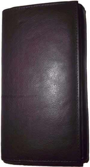 Lot of 3 Woman's Leather checkbook wallet 6 Credit card ID 7 Bill pockets BR New - Image 8