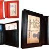 Lot of 3 women men's Leather Business Credit Card ID card Holder Sixty cards BN