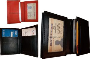 Lot of 3 women men's Leather Business Credit Card ID card Holder Sixty cards BN - Image 4