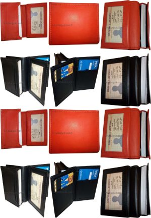 Lot of 3 women men's Leather Business Credit Card ID card Holder Sixty cards BN - Image 7