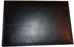 Lot of 4 Business card case slim leather credit business card case 2 ID 3 Cards - Image 11