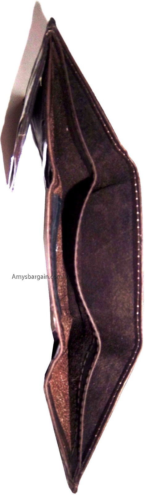 Lot of 4 Men's Genuine Leather Trifold Wallet Brown, men's billfold wallet BNWT - Image 13