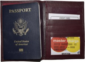 Lot of 4 New lambskin leather Passport cover. ID case credit card wallet BN - Image 12