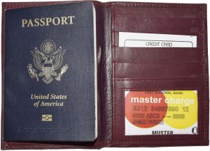 Lot of 4 New lambskin leather Passport cover. ID case credit card wallet BN - Image 5