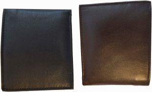 Lot of 6 Men's Bifold Leather wallet Genuine leather 3 bill slots Zip case New - Image 10