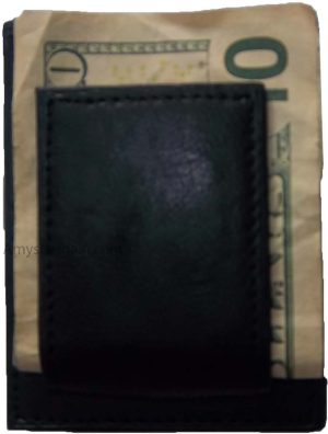 Lot of 6 Unbranded leather money clips, Money clip credit card ID card space new - Image 8