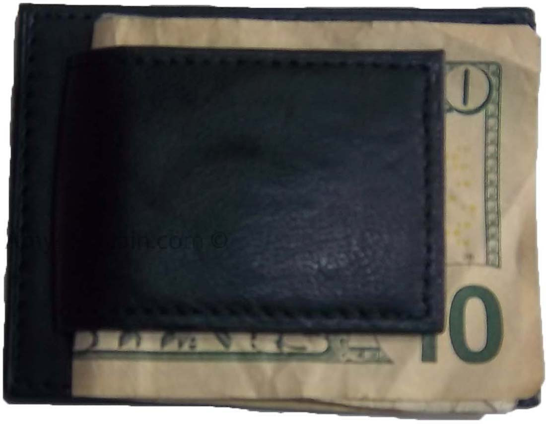 Lot of 6 Unbranded leather money clips, Money clip credit card ID card space new - Image 10