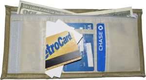 Lot of 6 men's money monogramed trifold wallet Credit card men's zip coin pocket - Image 11