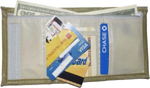 Lot of 6 men's money monogramed trifold wallet Credit card men's zip coin pocket - Image 12