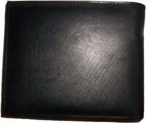 Lot of 6 men's wallet genuine leather black billfold wallet 9 credit card 2 ID - Image 13