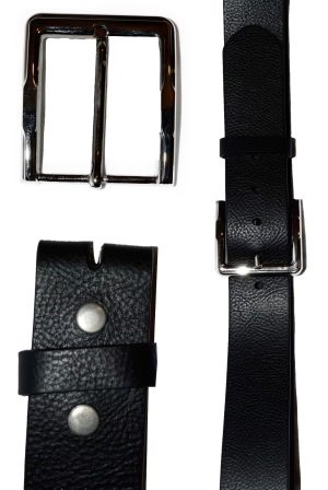 Men's Belt, 32-50" Solid Leather Belt. Men's Black Casual Leather belt, New belt - Image 7