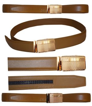 Men's Belt Auto-lock Type, dress belt easy adjust men's belt, track belt up 50" - Image 5