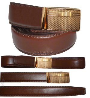 Men's Belt Auto-lock Type, dress belt easy adjust men's belt, track belt up 50" - Image 8