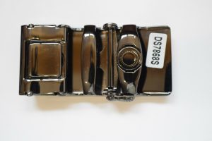 Men's Belt Buckle Auto sliding Self locking ratcheting track line buckle #68S - Image 6