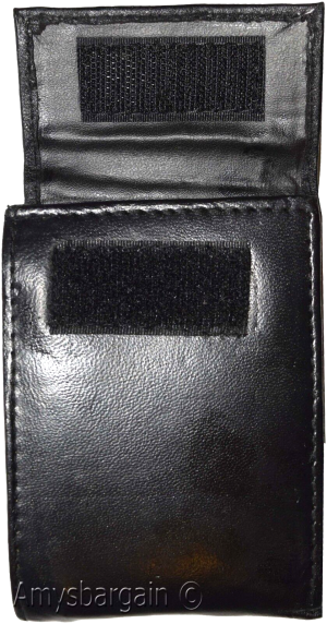 Men's Bifold Black Wallet Genuine Leather 9 Card 2 ID Zip Coin purse 2 Bill slot - Image 3