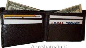 Men's Crocodile skin printed leather man's bi-fold wallet 9 card+ID BR New Style - Image 3