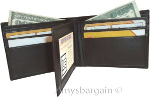 Men's Crocodile skin printed leather man's bi-fold wallet 9 card+ID BR New Style - Image 4