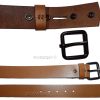 Men's Leather Belt size M leather waist belt Leather waist band Leather strap bn