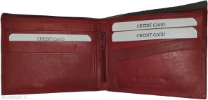 Men's Leather Wallet YL billfold pockets card slots genuine leather wallet new - Image 16