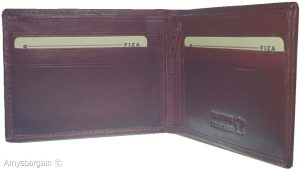 Men's Leather Wallet YL billfold pockets card slots genuine leather wallet new - Image 8
