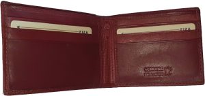 Men's Leather Wallet YL billfold pockets card slots genuine leather wallet new - Image 10